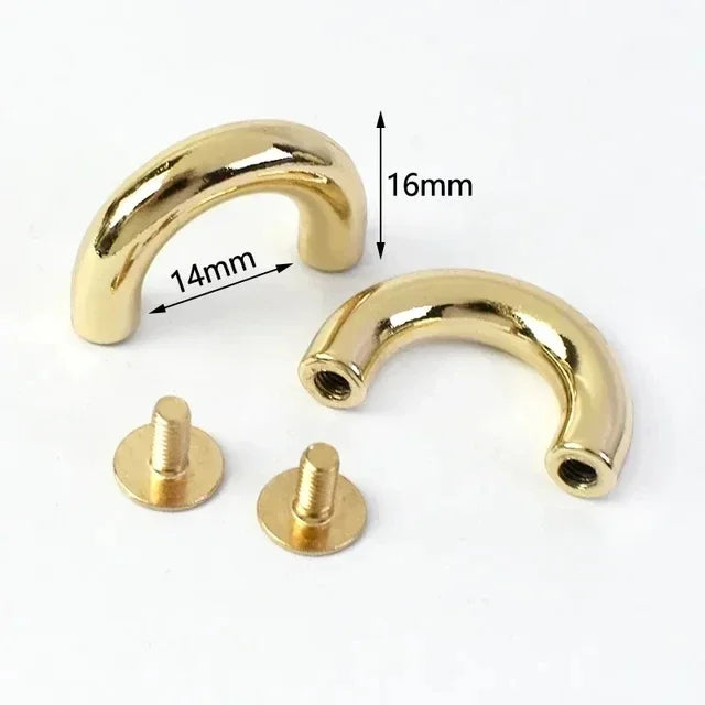 10-30 Stück Metallschnallen U-Ring 10-20mm für Taschen und DIY Projekte