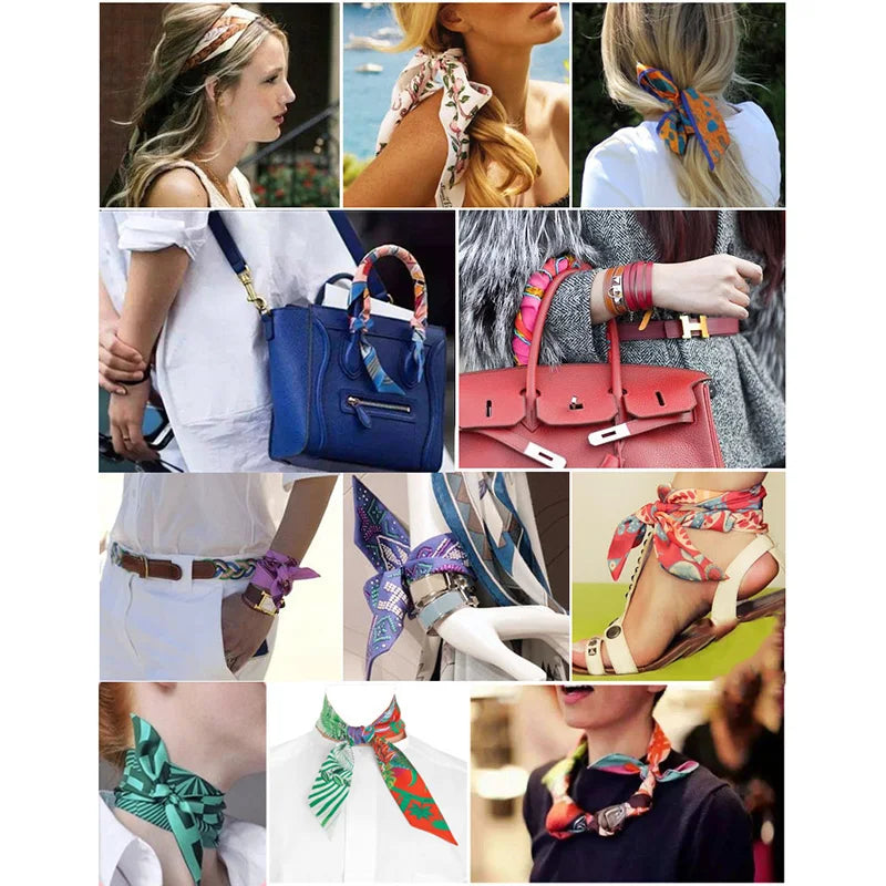 Eleganter Blumenschal für Frauen Haar Accessoire oder Taschenband