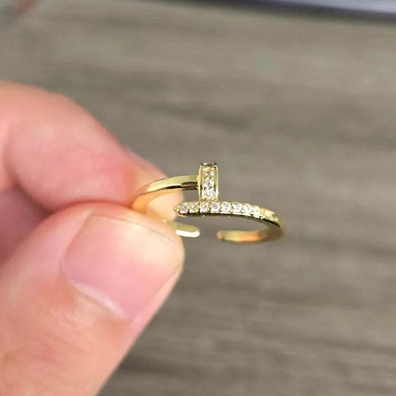 Verstellbarer offener Ring für Frauen | Trendiger Persönlichkeits-Schmuck
