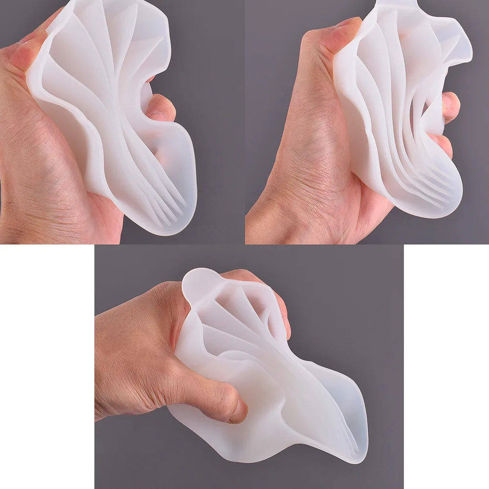 DIY Silikonform für Acrylfarbe Harz Gießen Split Tasse Epoxy Pigment Set