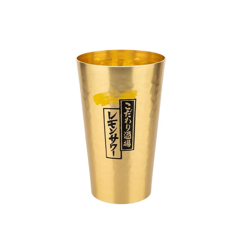 Leichter Aluminium Bierkrug 450 ml Wiederverwendbarer Trinkbecher