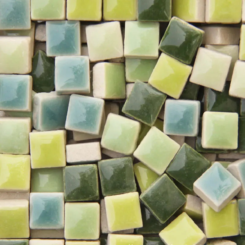 100g Keramik Mosaikfliesen Bastelset – Bunte DIY Wanddekoration