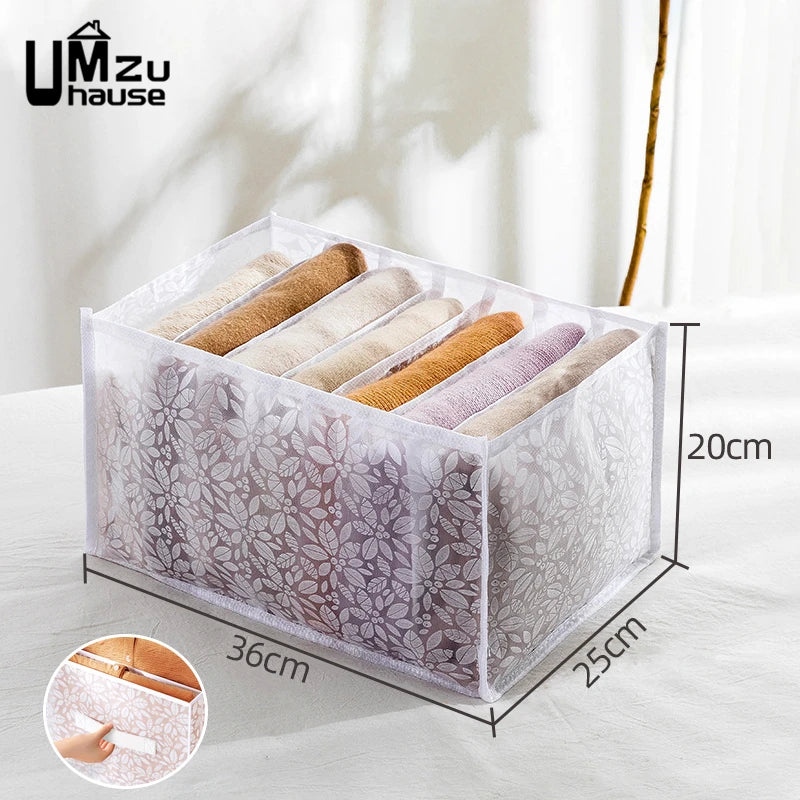 Mesh Schubladen Organizer für Unterwäsche Kleidung mit geteilten Fächern