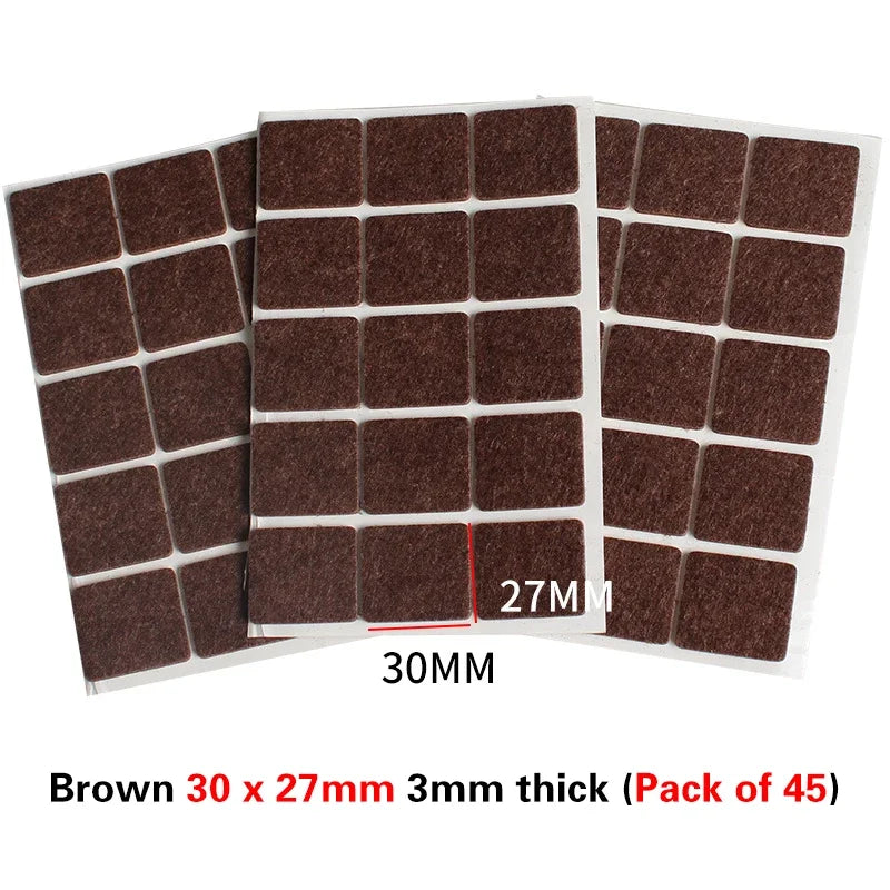 Filzpolster Möbel Schutz Anti-Rutsch Stuhl Tisch Fuß Eckschutz Boden