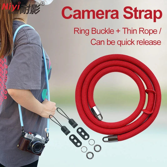 Schultergurt für Kamera passend für verschiedene Marken