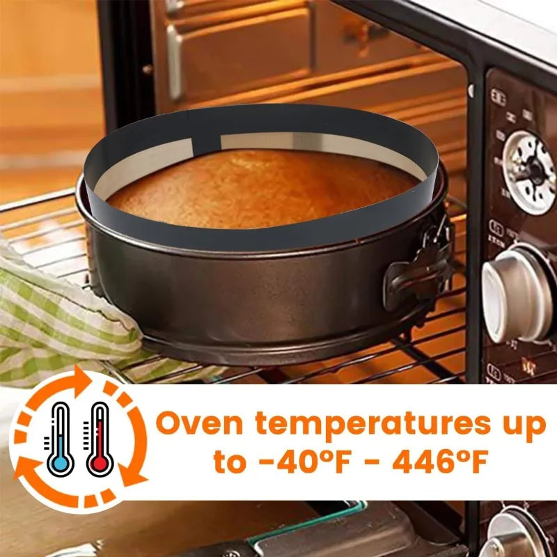 Runde Silikon-Backmatte Antihaft für Ofen und Luftfritteuse 23cm