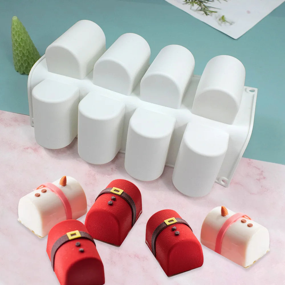 Ovale Silikon Kuchenform für Mousse und Dessert backen bis 230 Grad