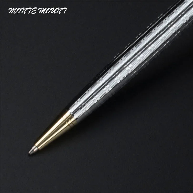 Luxuriöser Metall Kugelschreiber 0,7 mm blau für Schule und Büro