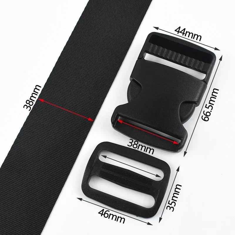 Robuste Kunststoff Schnallen Set für Rucksack, Gurte und DIY Projekte