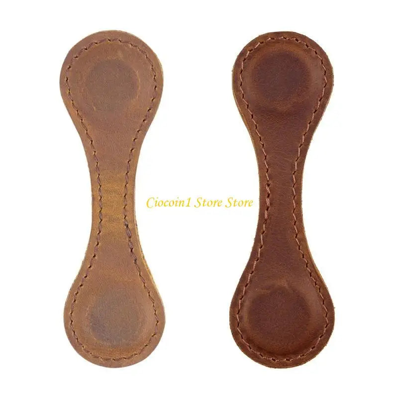 Tragbares Lesezeichen aus Leder mit Magnetverschluss für Buchseiten