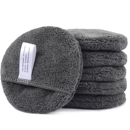 Wiederverwendbare Mikrofaser Make-up Entferner Pads 6er Set