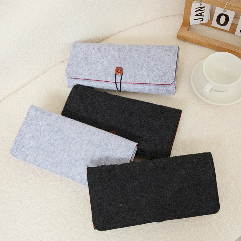 Schutzhülle aus Filz für mobile Geräte mit Fächerfach