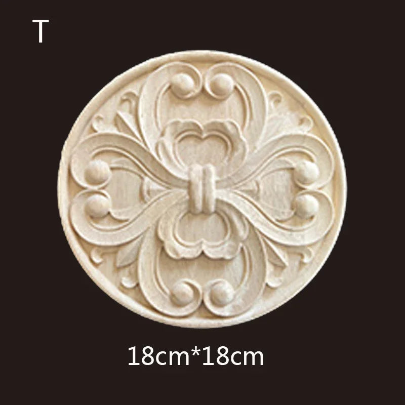 Geschnitzte Holzapplikationen für Möbel und Heimdekoration Basteln