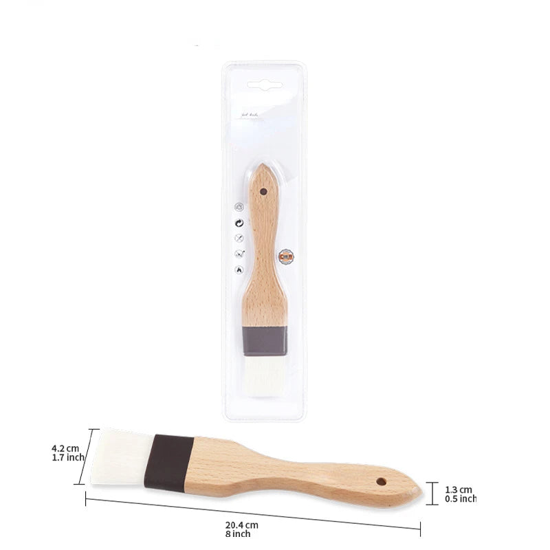 Vielseitiger Silikonpinsel für Gebäck, Kuchen und Grillgut