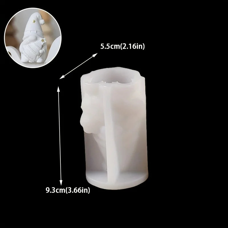 3D Silikonform Weihnachtsmann und Baum für Resinkunst