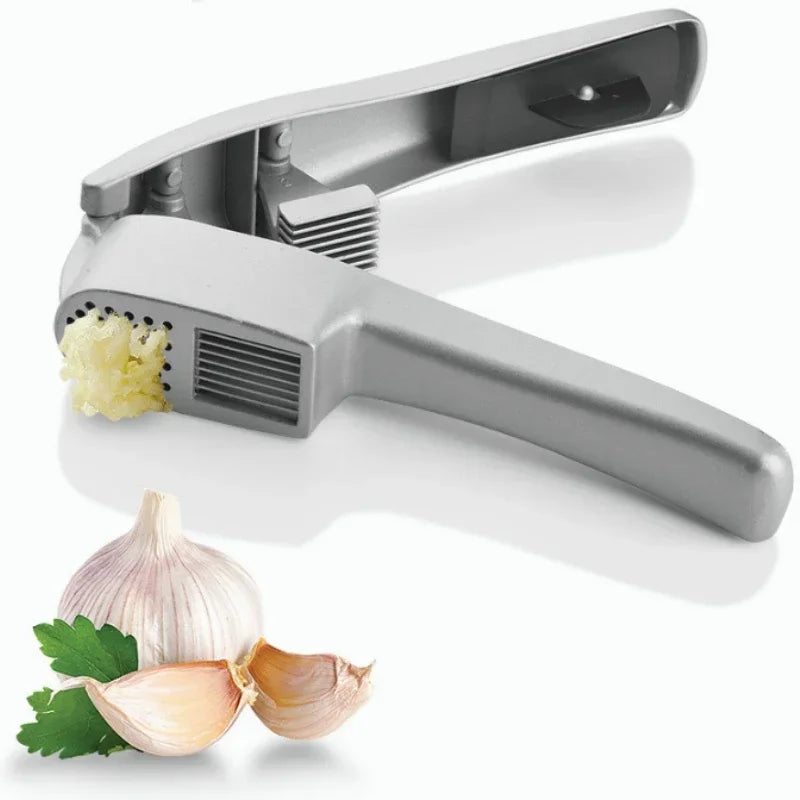 2-in-1 multifunktionale Knoblauchpresse aus Zinklegierung manuelles Küchenhelfer