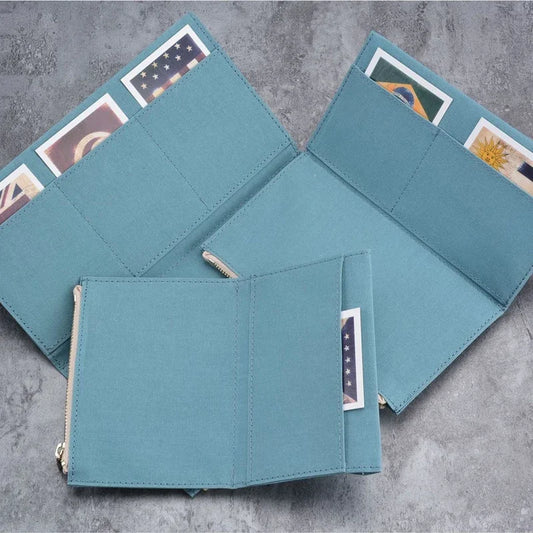 Reißverschluss Tasche Kartenhalter für Reisetagebuch Notizbuch Zubehör Organizer