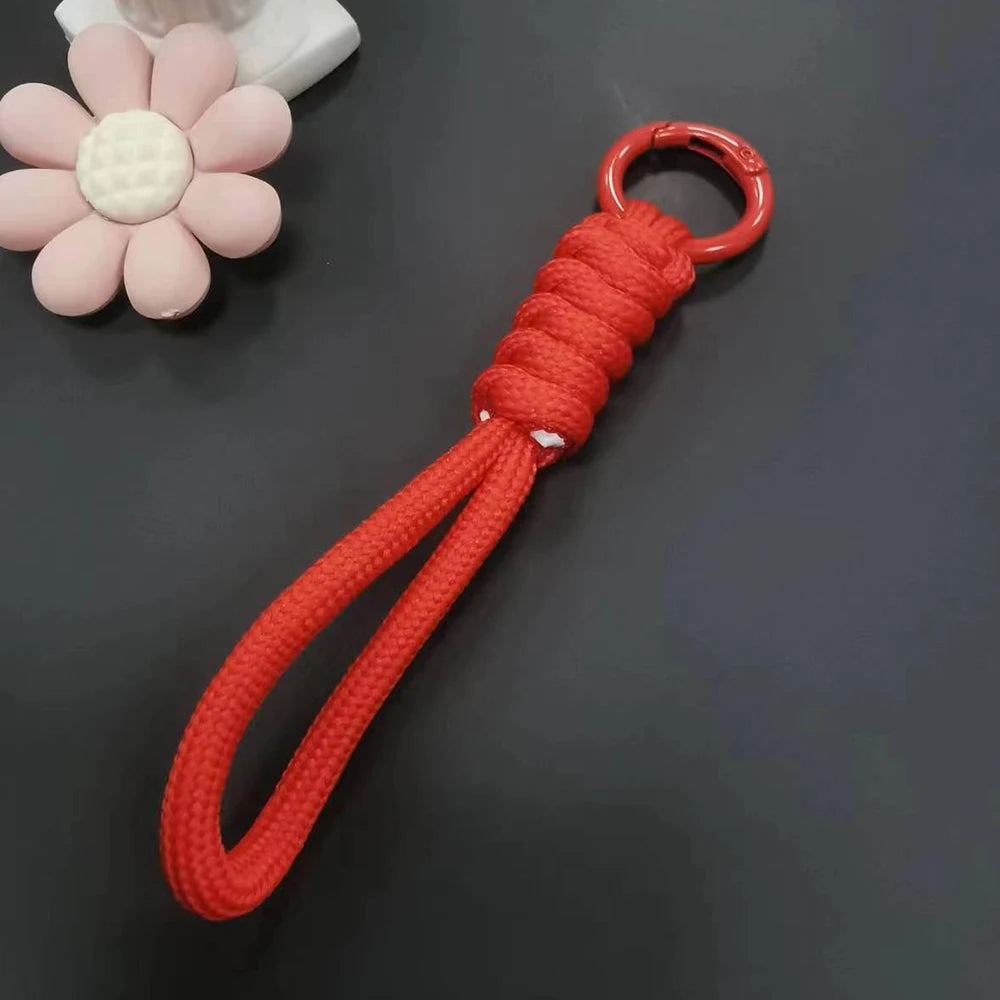 12 cm Paracord Schlüsselbund Handgelenk Gürtel Clip Überlebenswerkzeug