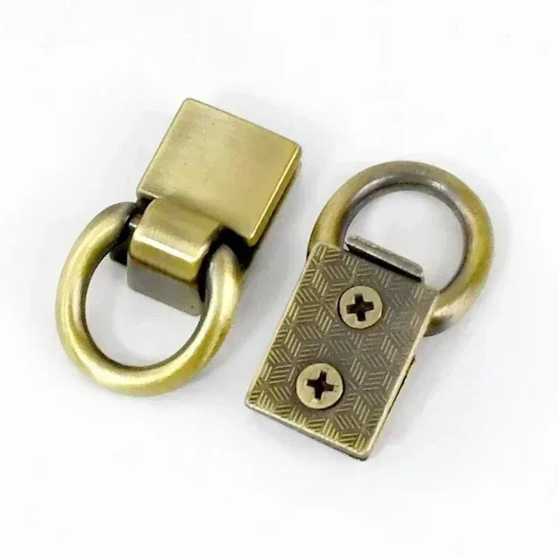 4 oder 8 Metall Clip Schnallen 36x15 mm für Taschengurt und Lederwaren