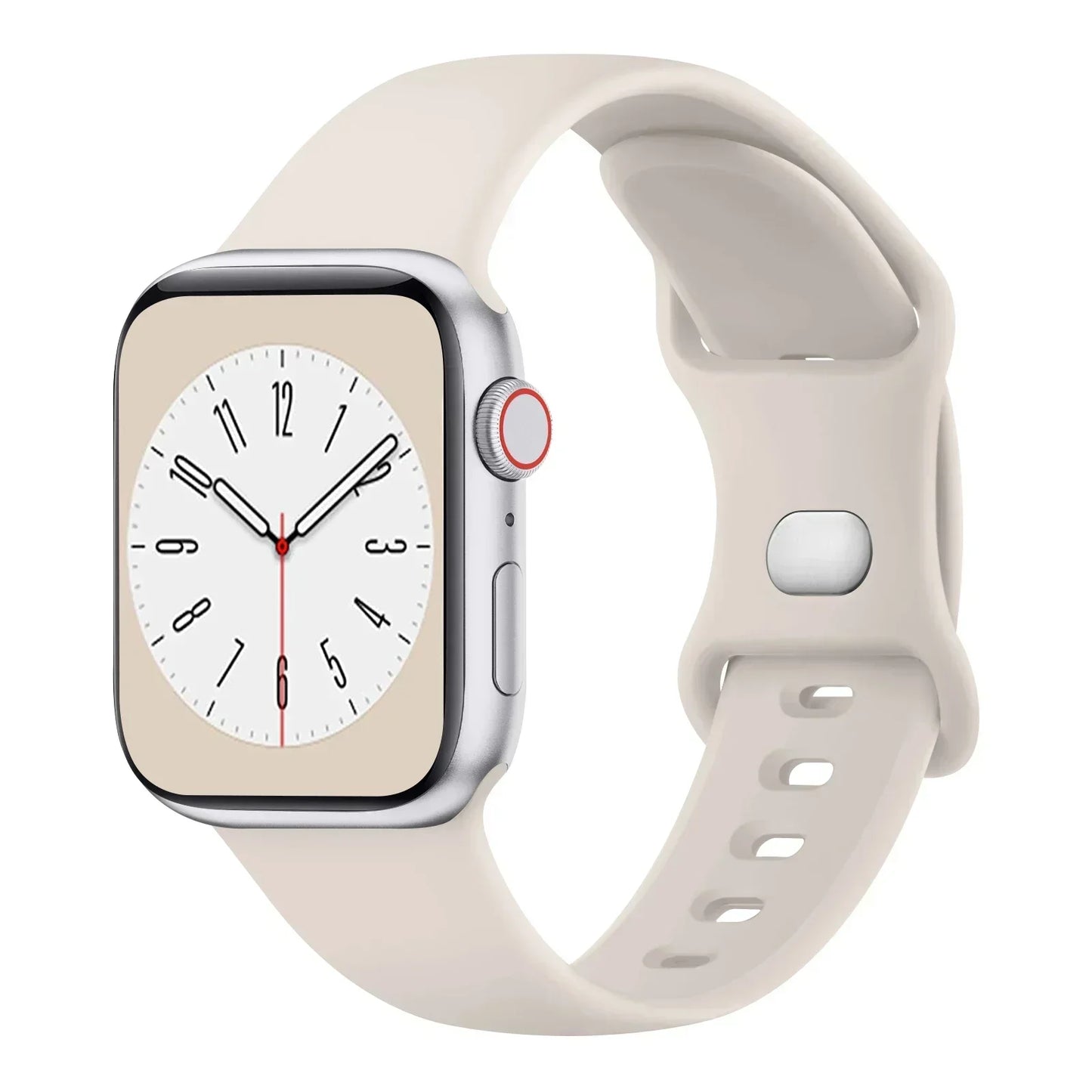 Weiches Silikonarmband für Smartwatches mit vielseitiger Größenkompatibilität