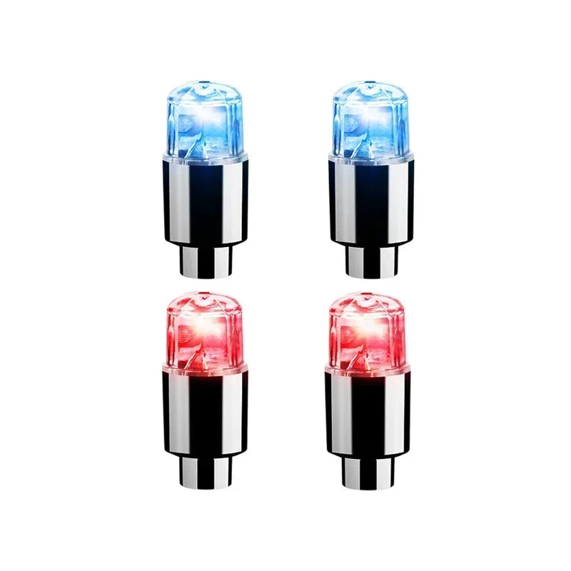 LED Radlichter bunte Reifen Ventilkappen 2 4 8 Stück für Auto Motorrad