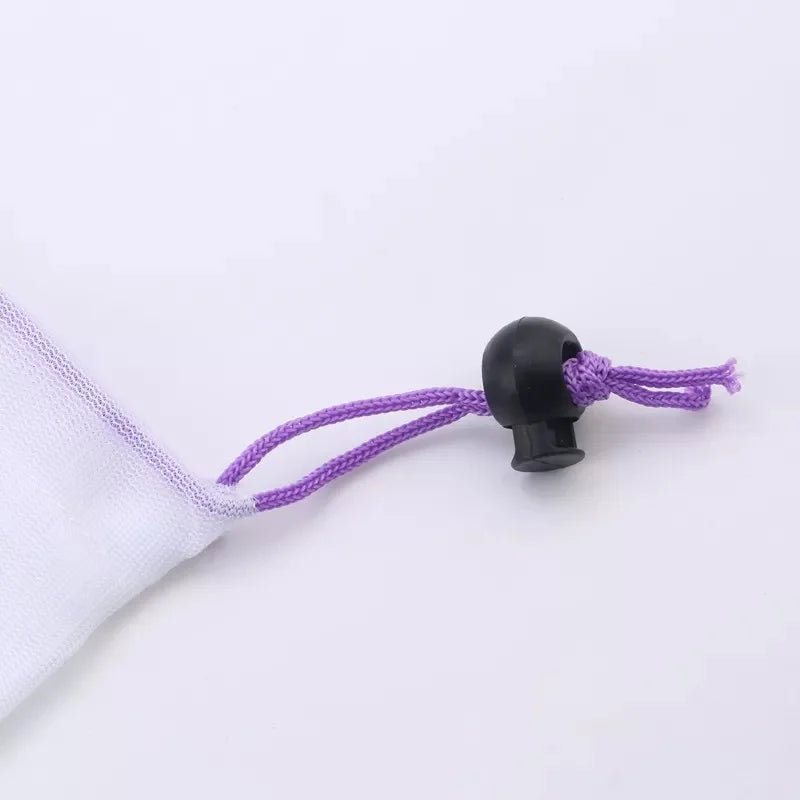 Set mit 5 wiederverwendbaren Mesh-Aufbewahrungsbeuteln für Obst - Gemüse