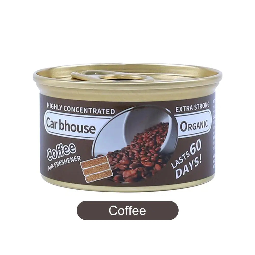 Langlebiger Auto Lufterfrischer Holzblock mit Kaffee Duft Aromatherapie