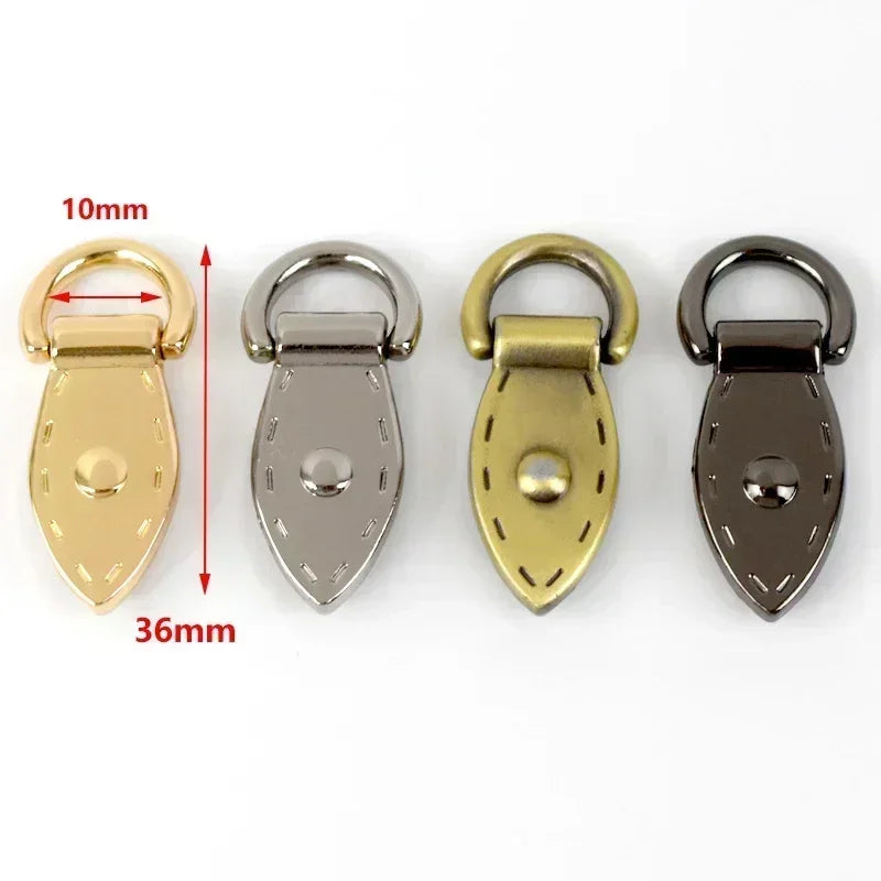 5er Set Metall Clip Schnallen fuer Handtaschen und DIY Riemen
