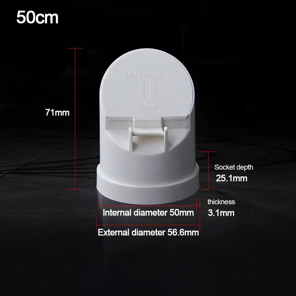 50-160mm Bodenablauf Abflussrohr mit Anti-Ratten Geruchsverschluss PVC