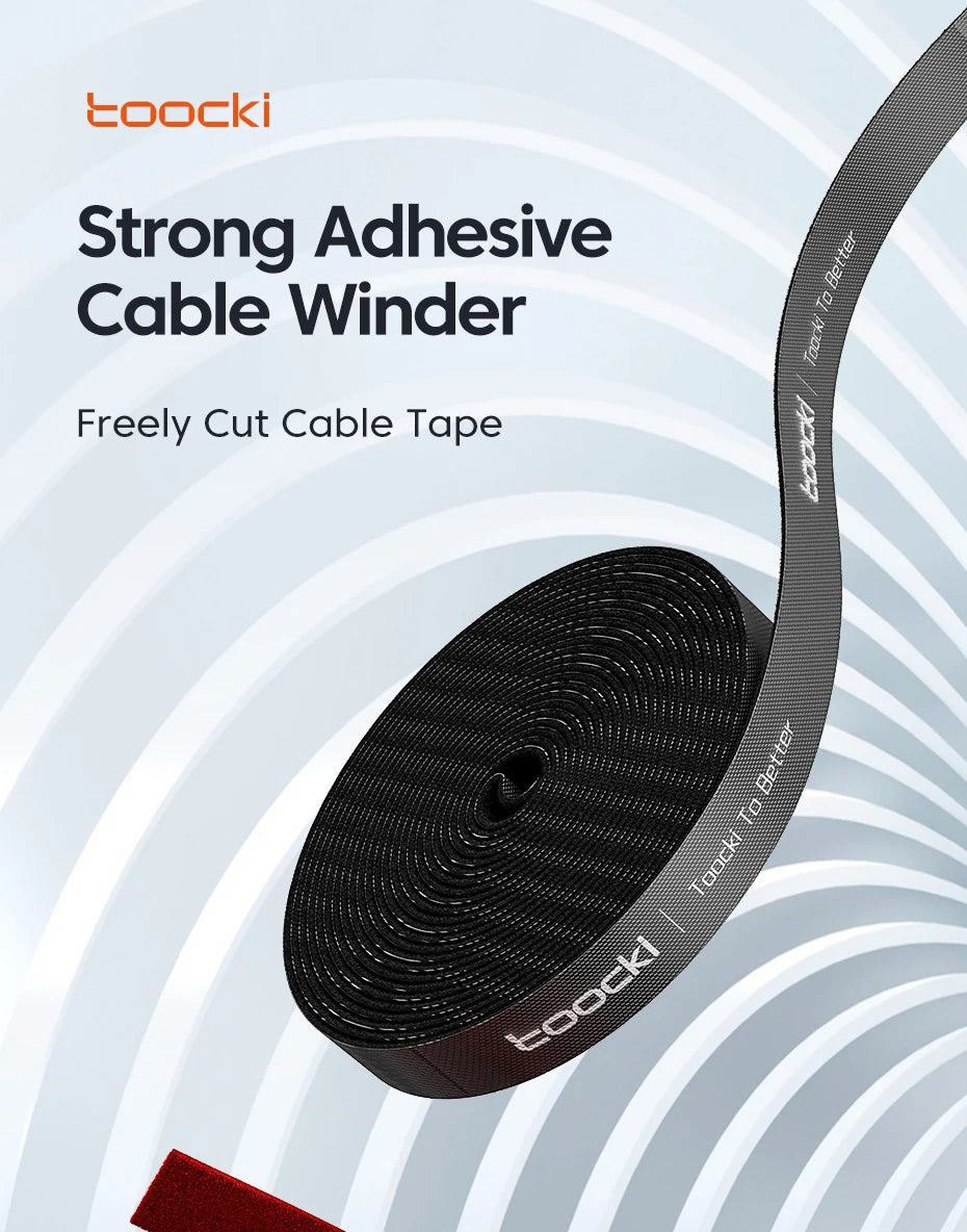 Toocki Kabel-Organizer, Drahtwickler, USB-Kabelmanagement, Schutz für Kopfhörer, Maus, Kabelbinder, Telefonzubehör für iPhone, Samsung-Yabubest - Home & More