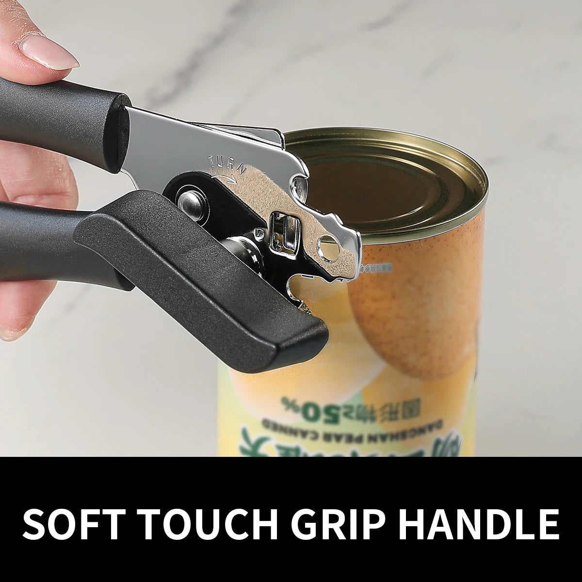 Ergonomischer manueller Edelstahl Dosen- und Flaschenöffner Küche-Yabubest - Home & More