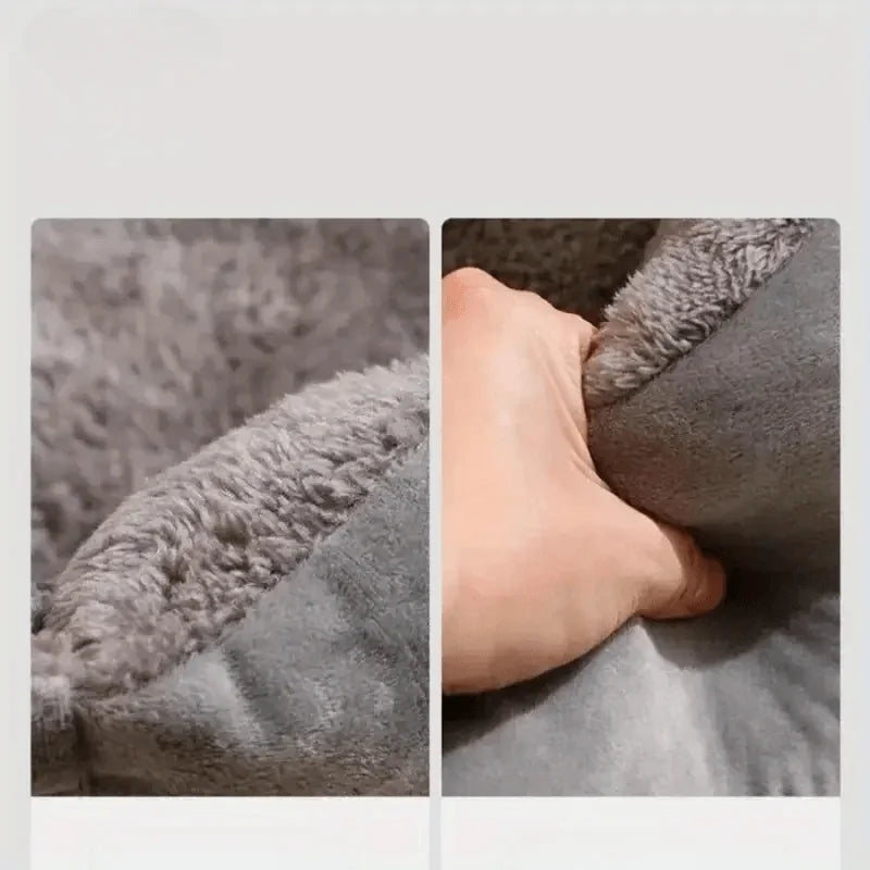 Bequemes Plüsch-Haustierschlafsofa aus Korallenvlies