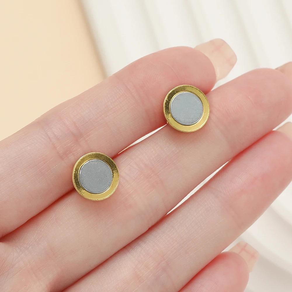 Runde magnetische Verschlüsse für DIY Schmuck Bastelprojekte