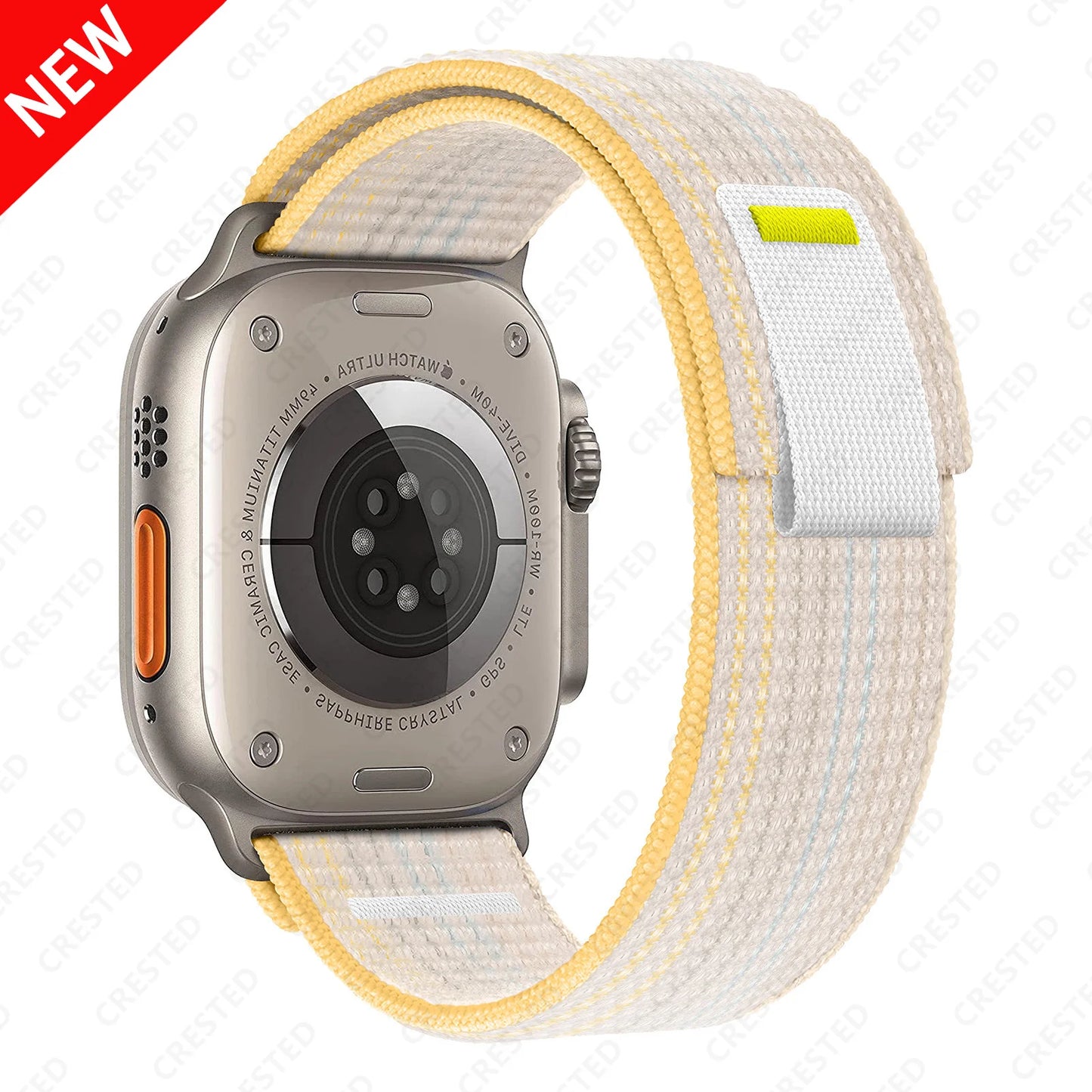 Nylon Trail-Loop Armband kompatibel für Smartwatches 38-49 mm Unisex