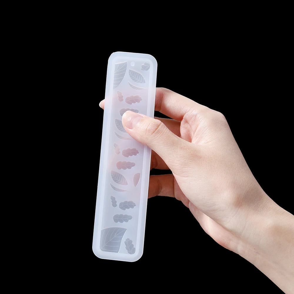 DIY Silikonform Lesezeichen Anhänger Epoxidharz Schmuck Gussform Zubehör