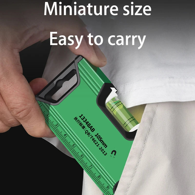 Präzise magnetische Wasserwaage aus Aluminiumlegierung für Bau und DIY