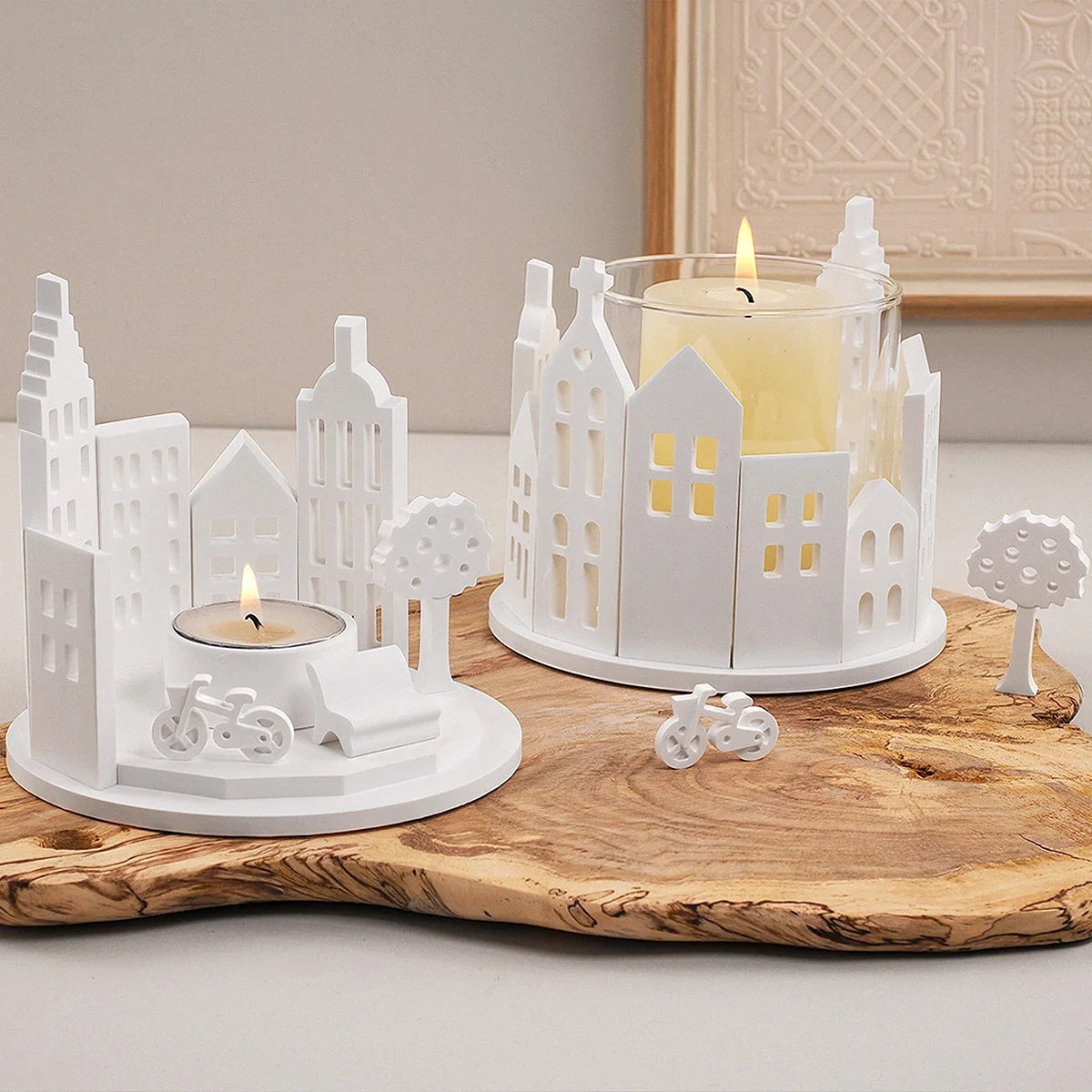 Silikonform für DIY Kerzenhalter im Haus Design