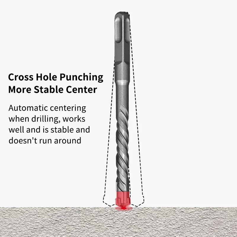 Elektro Hammerbohrer 160 mm SDS Plus für Mauerwerk und Beton