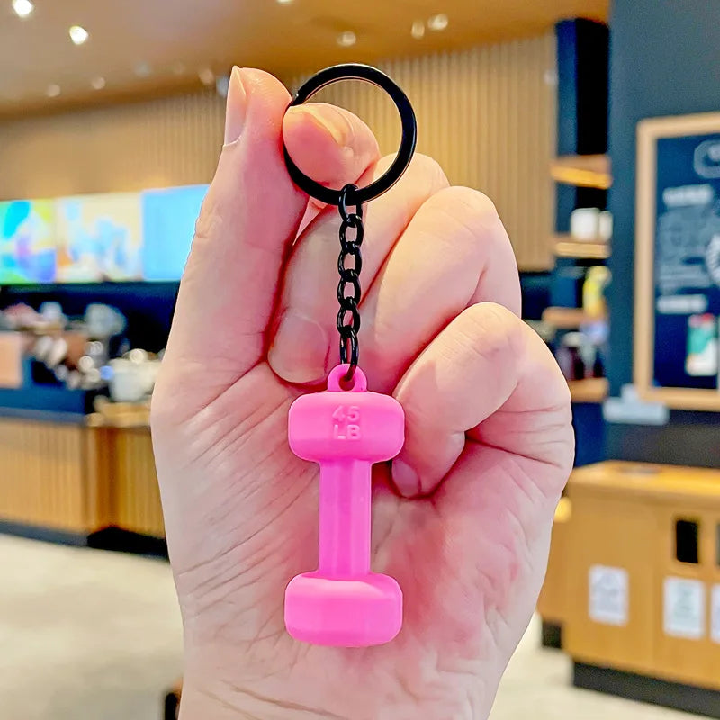 Mini Hantel Schlüsselanhänger Rucksackanhänger Fitnessstudio Geschenk