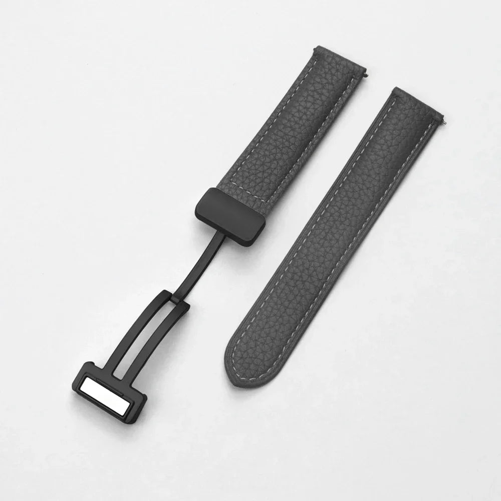 22 mm Lederarmband mit Magnetschnalle für Xiaomi Redmi Watch