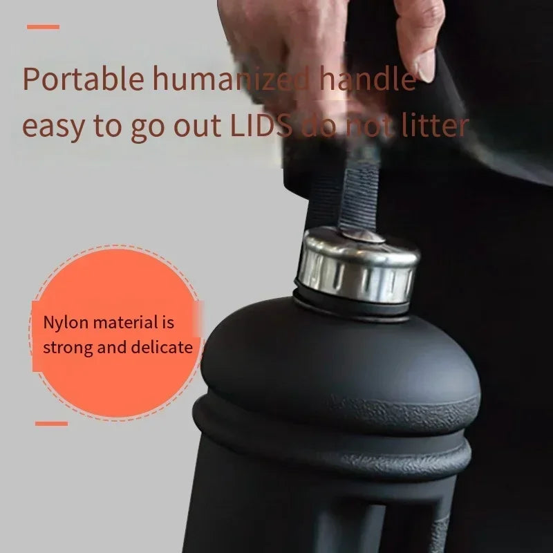 Große 2,2L Sportflasche BPA-frei – ideal für Fitness, Outdoor - Reisen