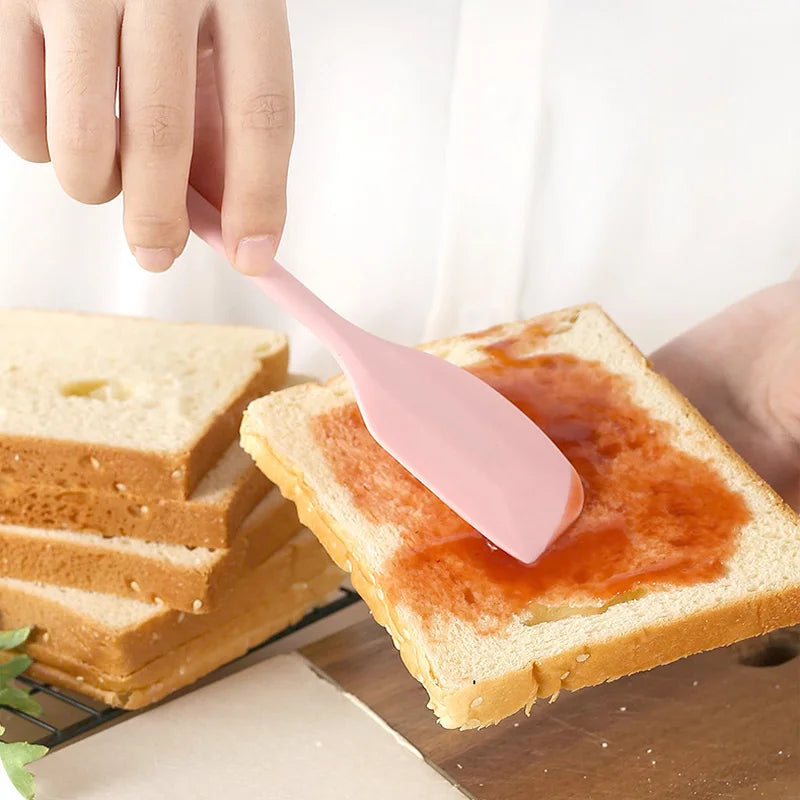 Silikon Spatel Antihaft Hitzebeständig für Creme - Kuchen Backen DIY Küche