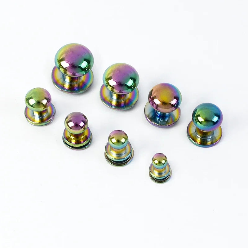 Vielseitige Metallnieten 4-12mm für Gürtel Taschen und DIY Projekte