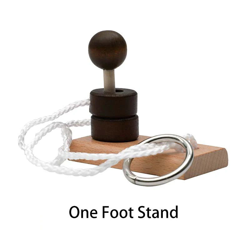 Kleines hölzernes Denkspiel Puzzle IQ Spiel Geschenk für Kinder und Erwachsene