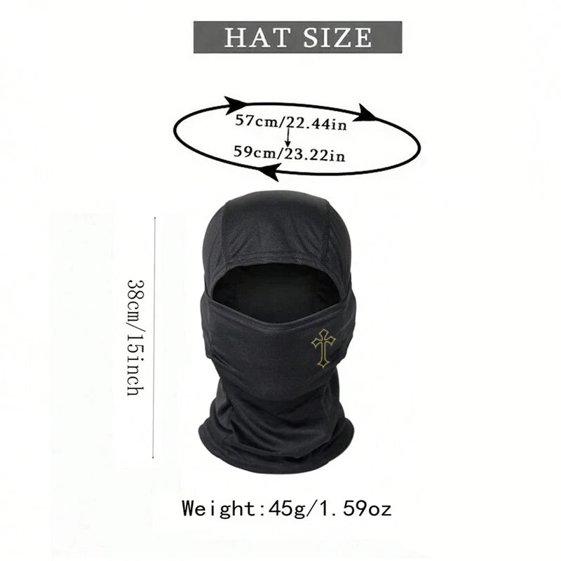 Atmungsaktive Skimasken-Kapuze mit Sonnenschutz für Damen und Herren