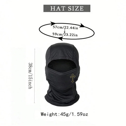 Atmungsaktive Skimasken-Kapuze mit Sonnenschutz für Damen und Herren