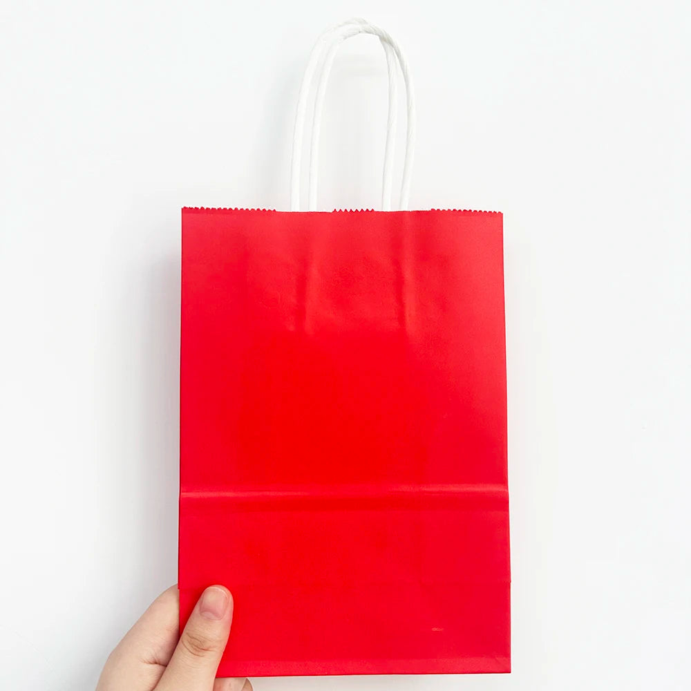 Vielseitige Kraftpapier Geschenktüten mit Griffen für Anlässe