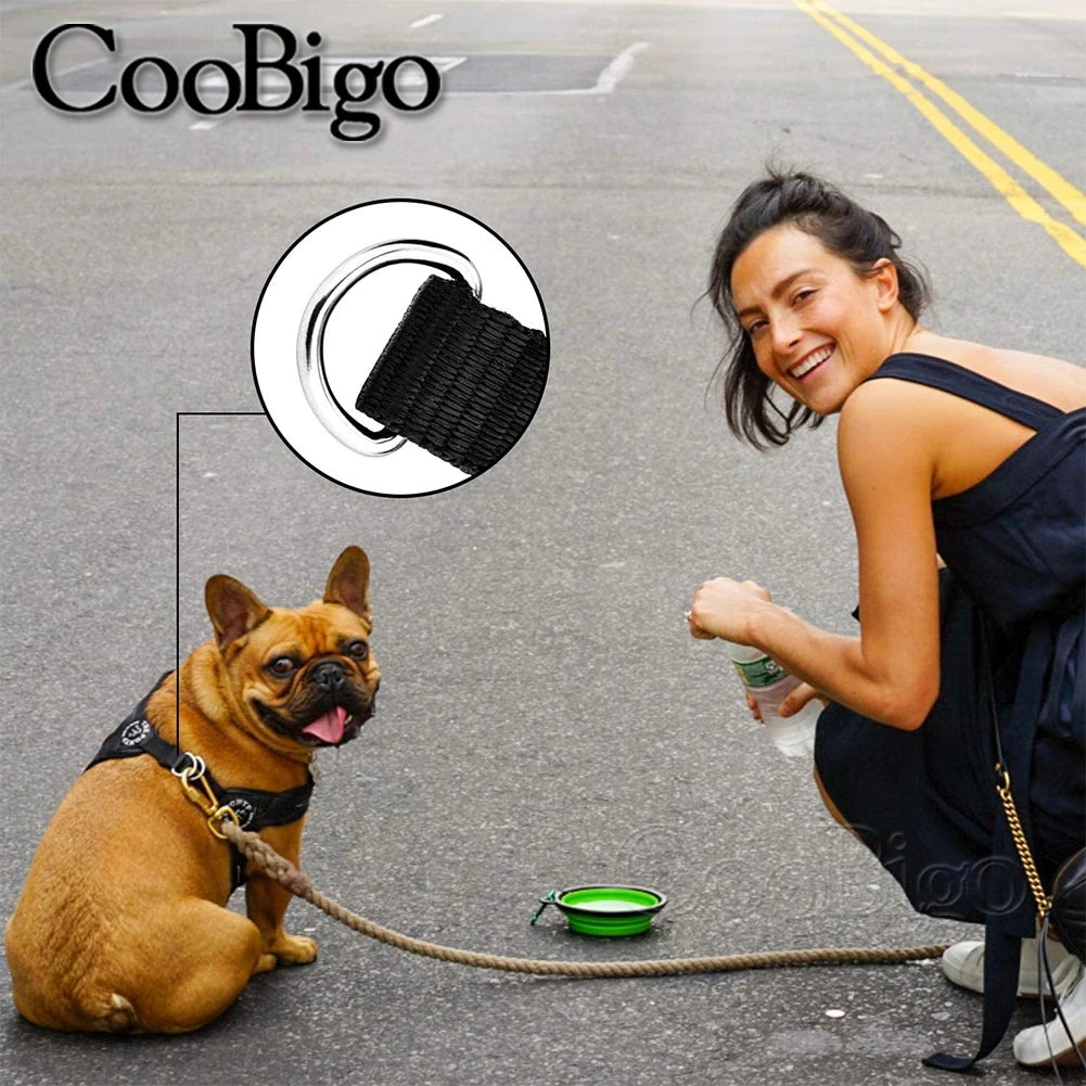 10 Metall D Ring Halbschlaufe Schnallen für Taschen Rucksäcke DIY