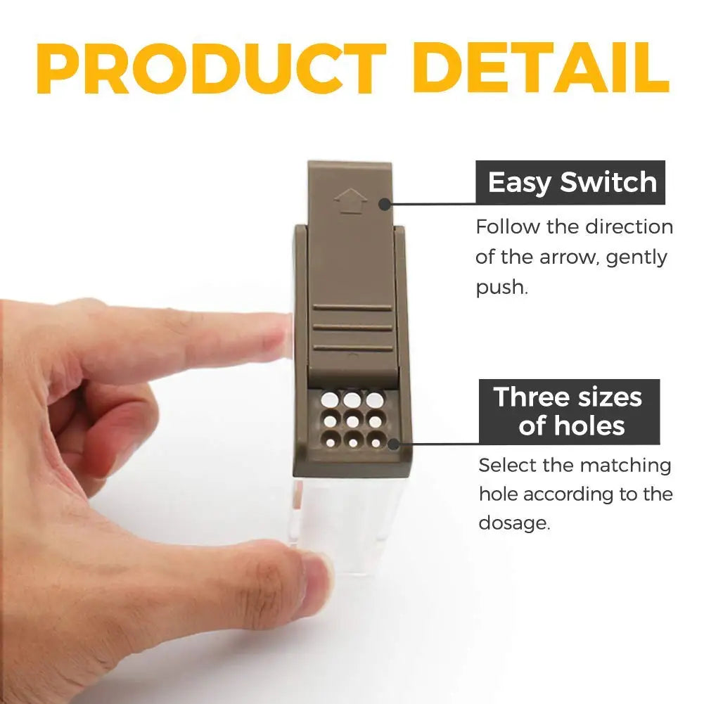 Küchen Gewürzglas Aufbewahrungsbox Transparent Salz Pulver Streuer