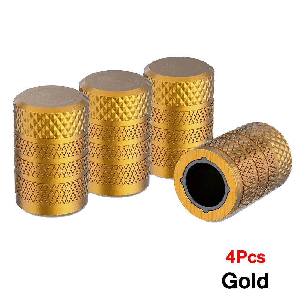 Korrosionsbeständige Aluminium Ventilkappen für Auto, Motorrad, SUV, Fahrrad